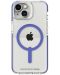 Калъф Gear4 - Santa Cruz Snap, iPhone 14, прозрачен/син - 1t